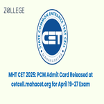 MHT CET 2025 PCM Admit Card Released at cetcell mahacet org for April 19 27 Exam